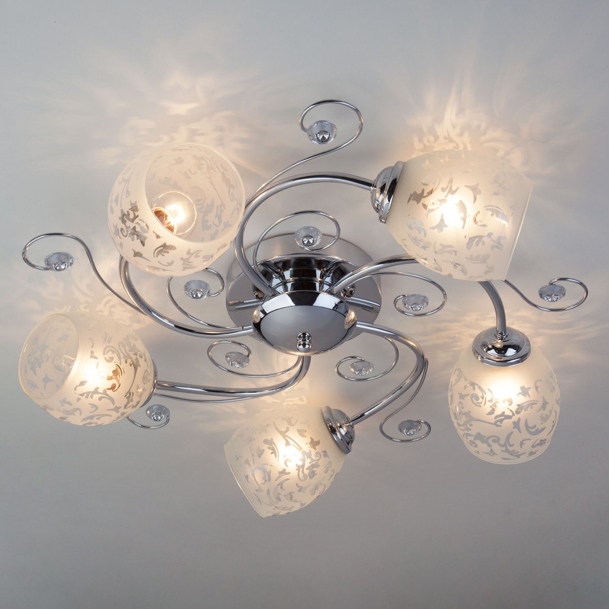 Люстра Eurosvet 9677/5 хром