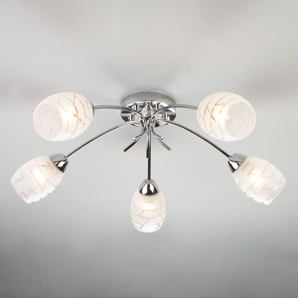 Люстра потолочная Eurosvet 60094/6 хром