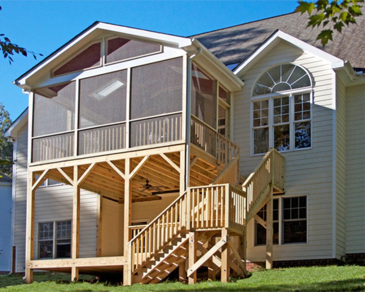 Веранда на в ором этаже