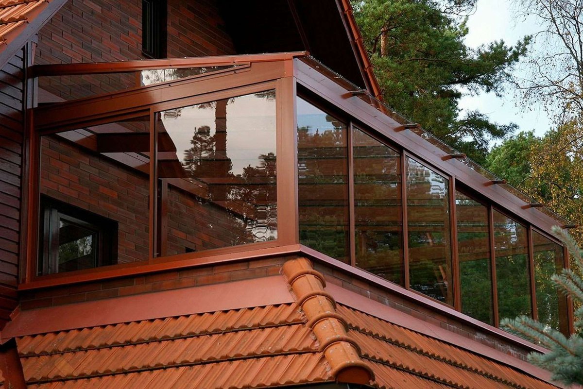 Балкон терраса в частном доме