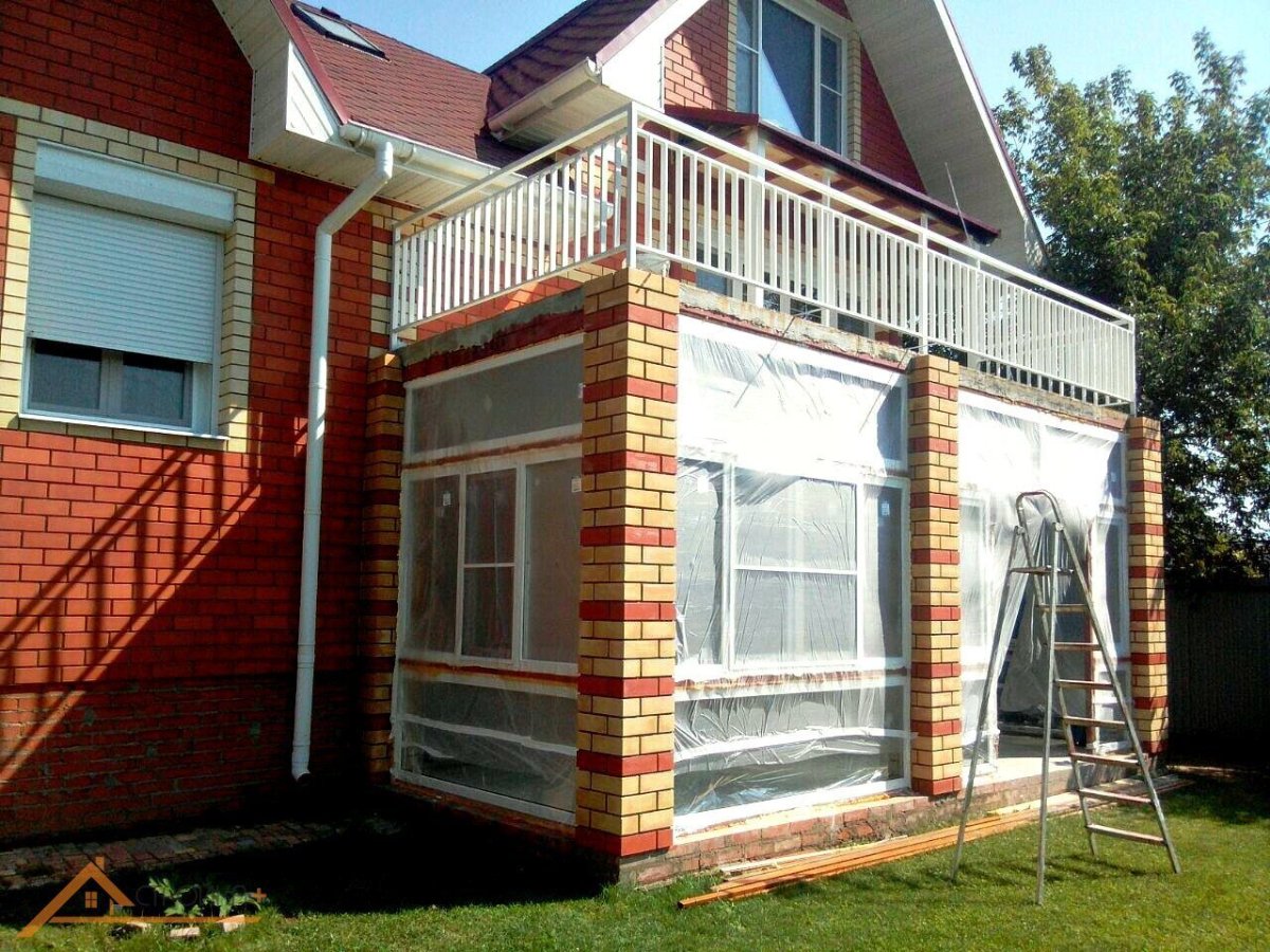 Двухэтажная пристройка