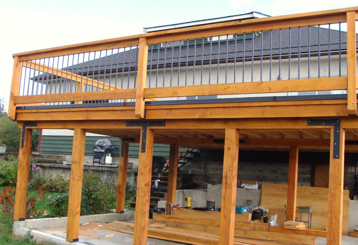 Двухэтажная веранда