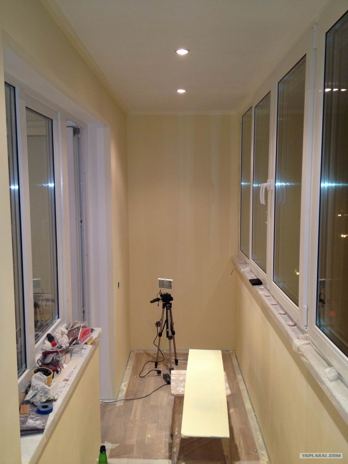 Покраска балкона