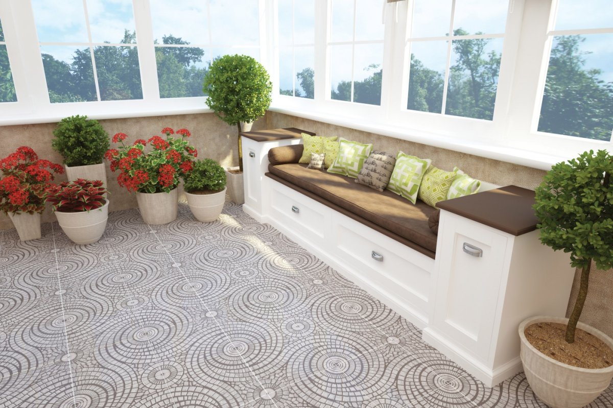 Плитка на лоджию на пол