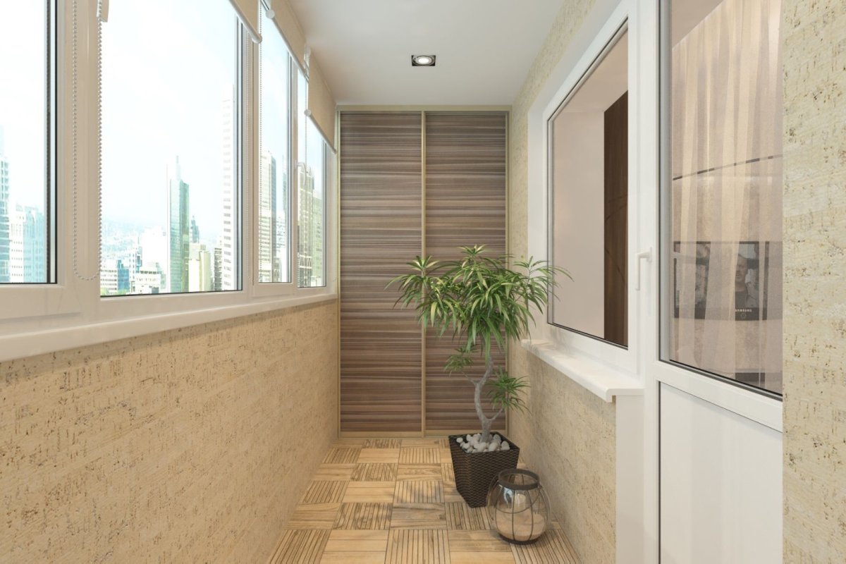 Отделка лоджии