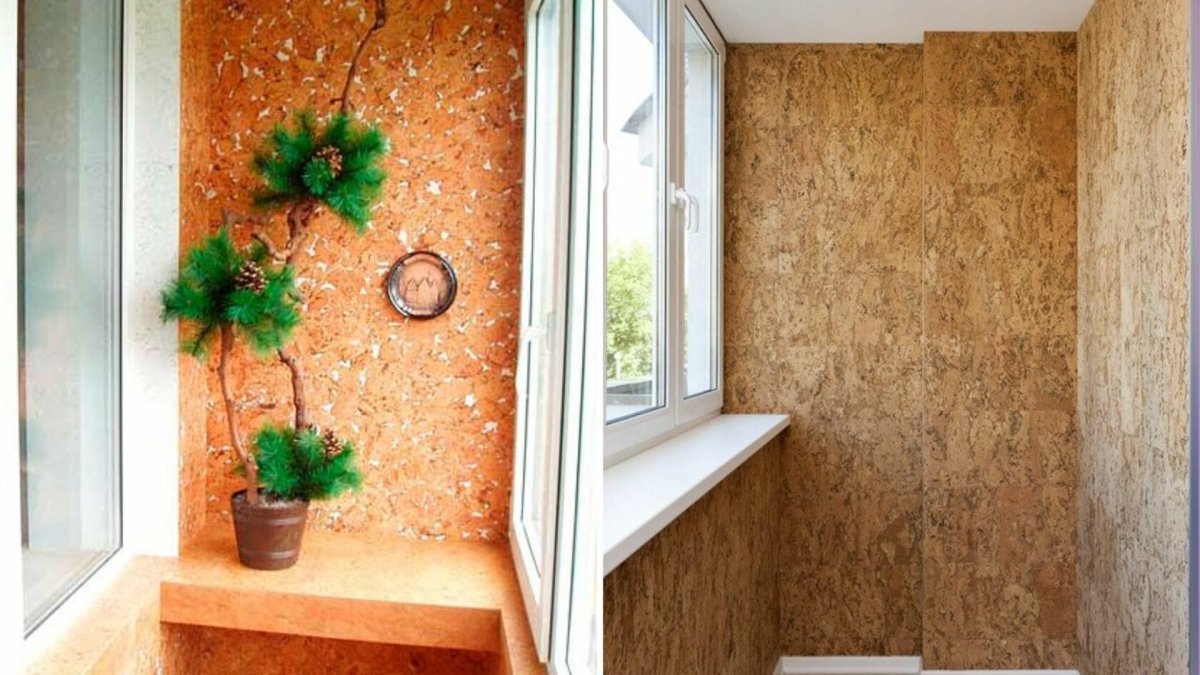 Отделка стен лоджии