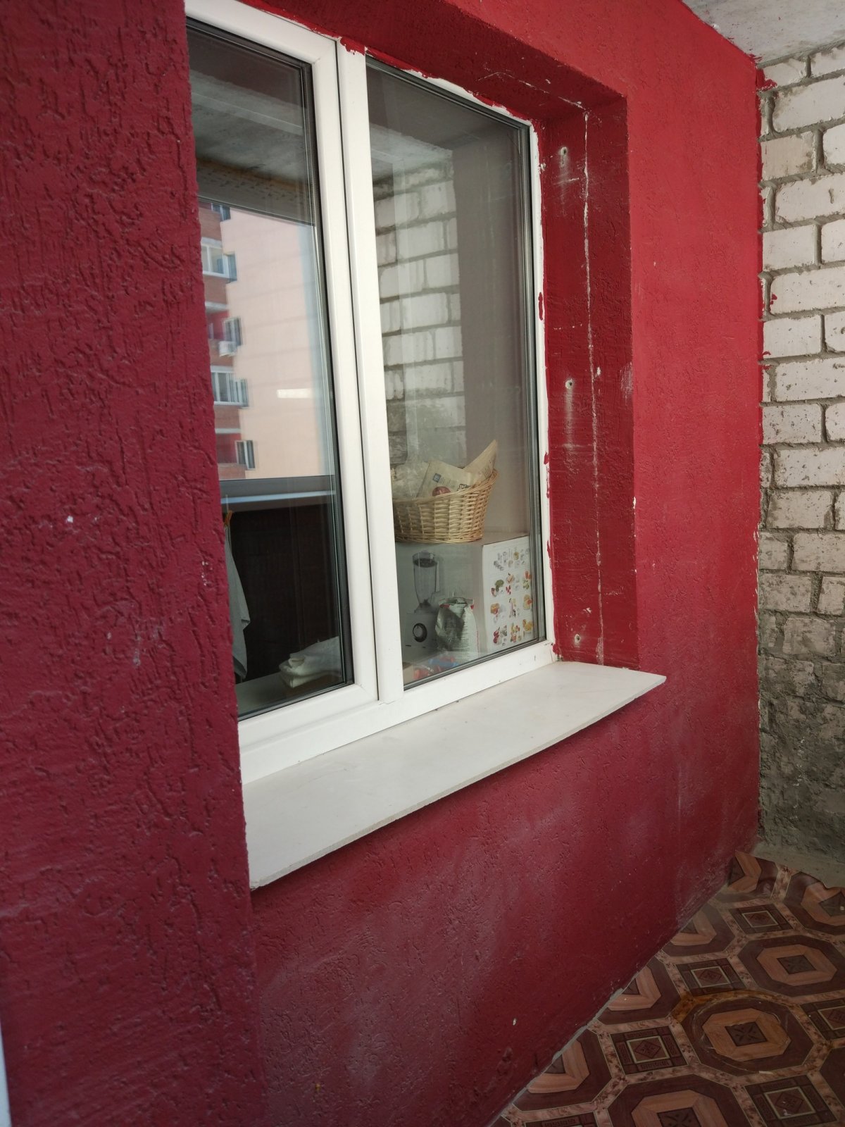 Штукатурка на балконе