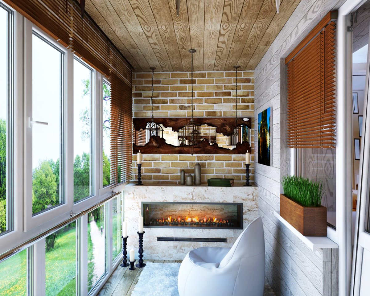 Красивая лоджия