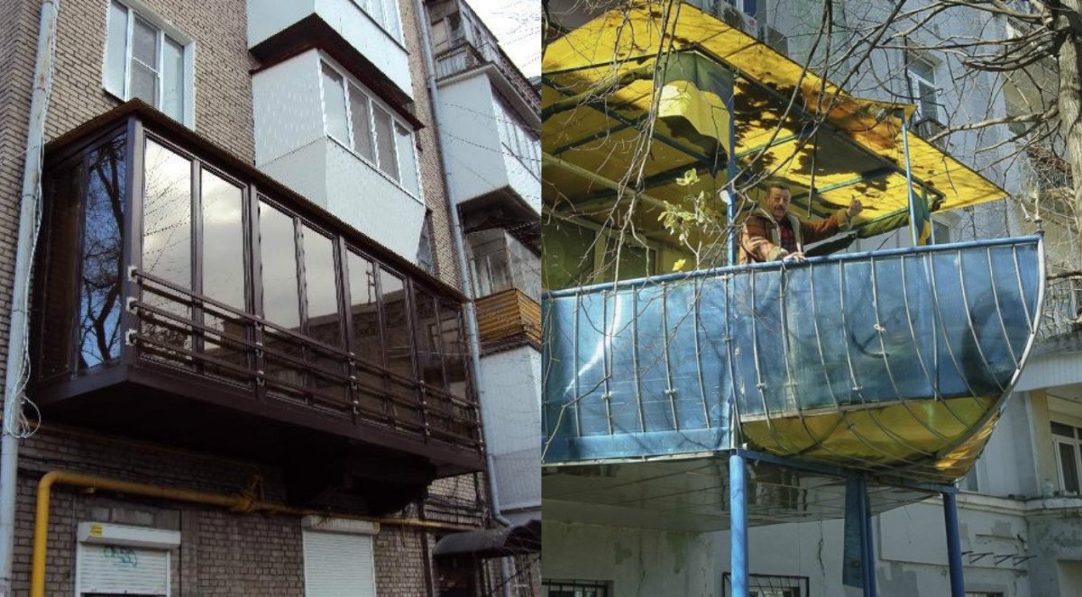 Необычные лоджии