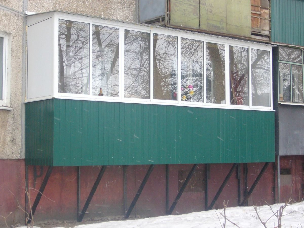 Пристройка балкона