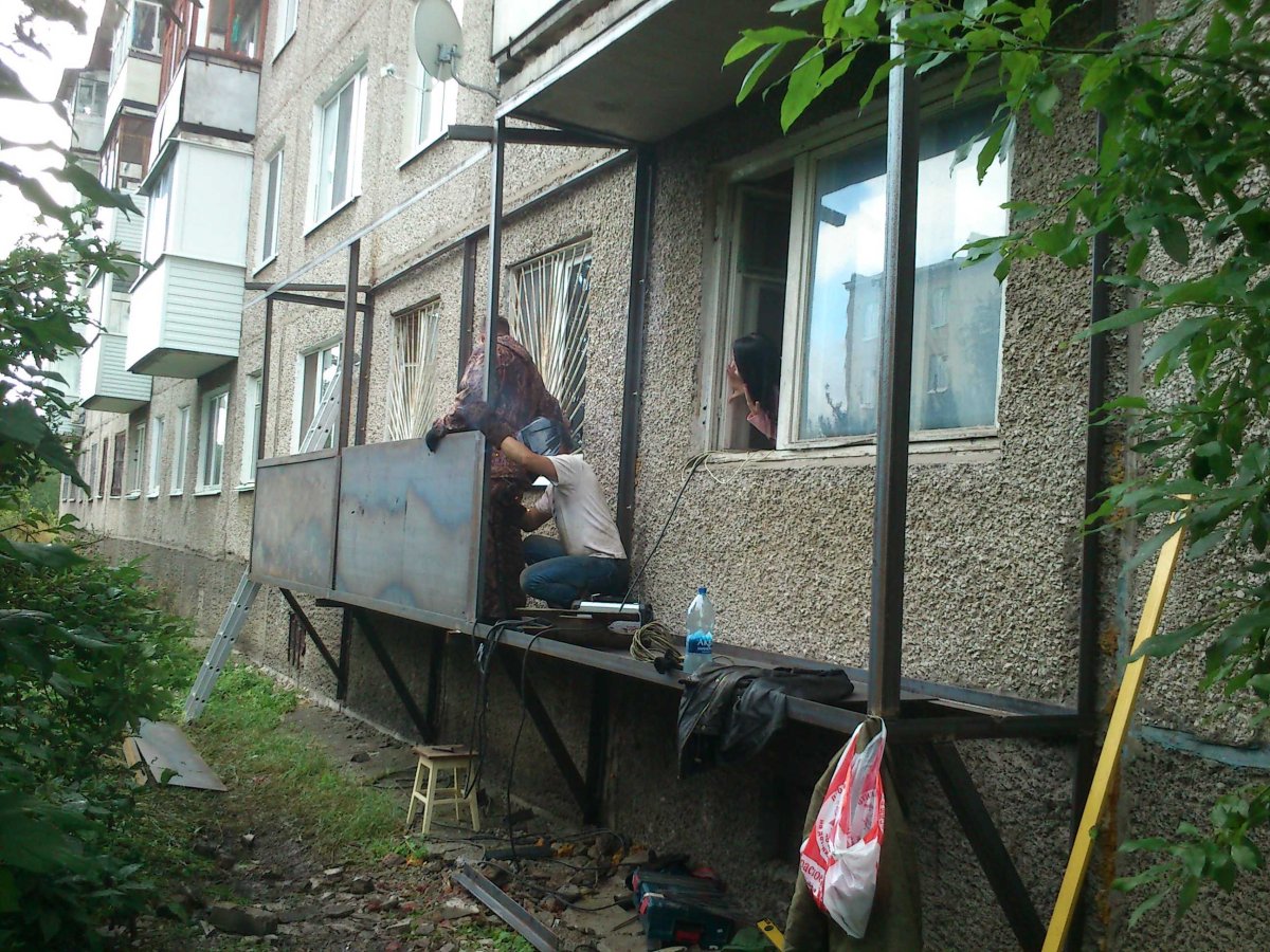 Пристройка балкона