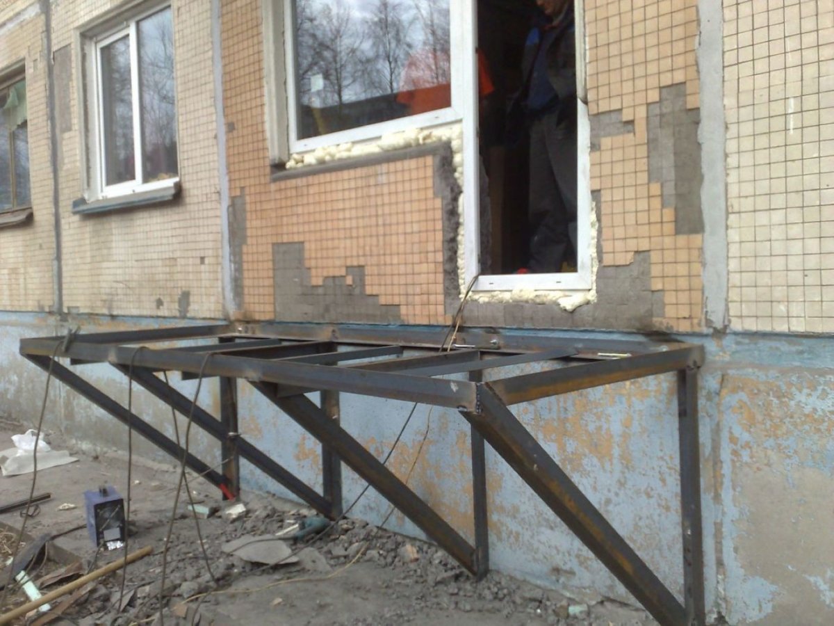 Пристройка балкона