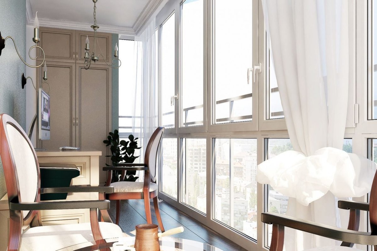 Рехау панорамное остекление балкона