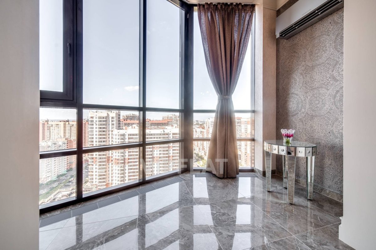 Занавески на панорамные окна