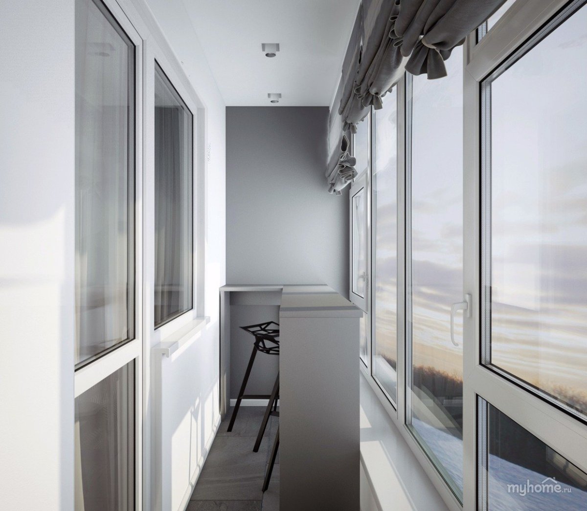 Интерьер лоджии