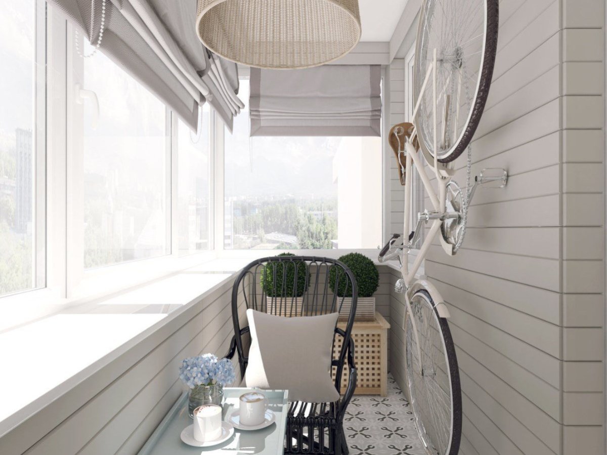 Интерьер балкона