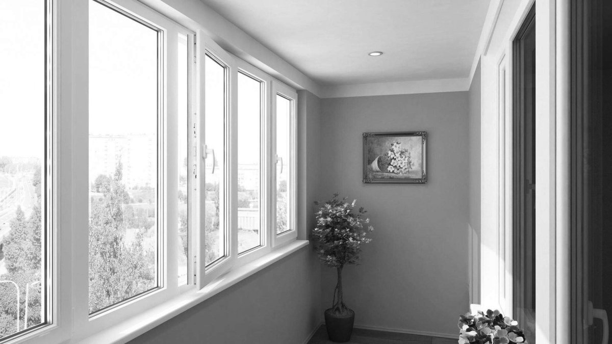 Остекленный балкон