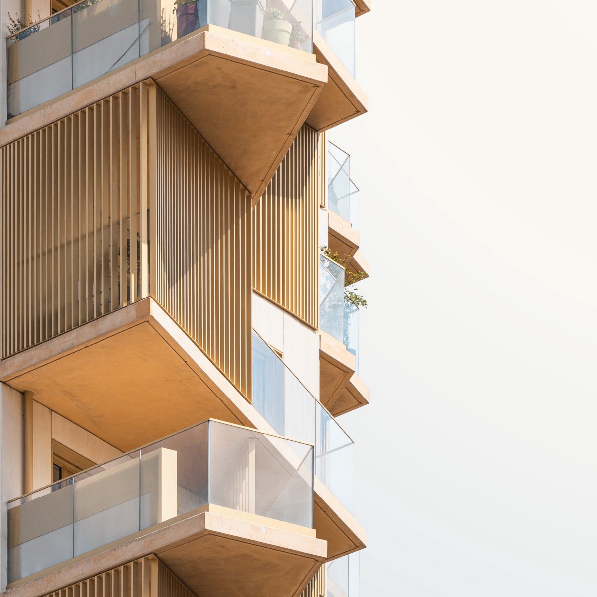 Современная архитектура балконы