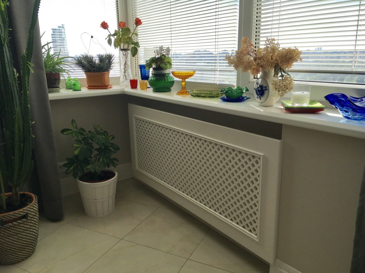 Экран на батарею