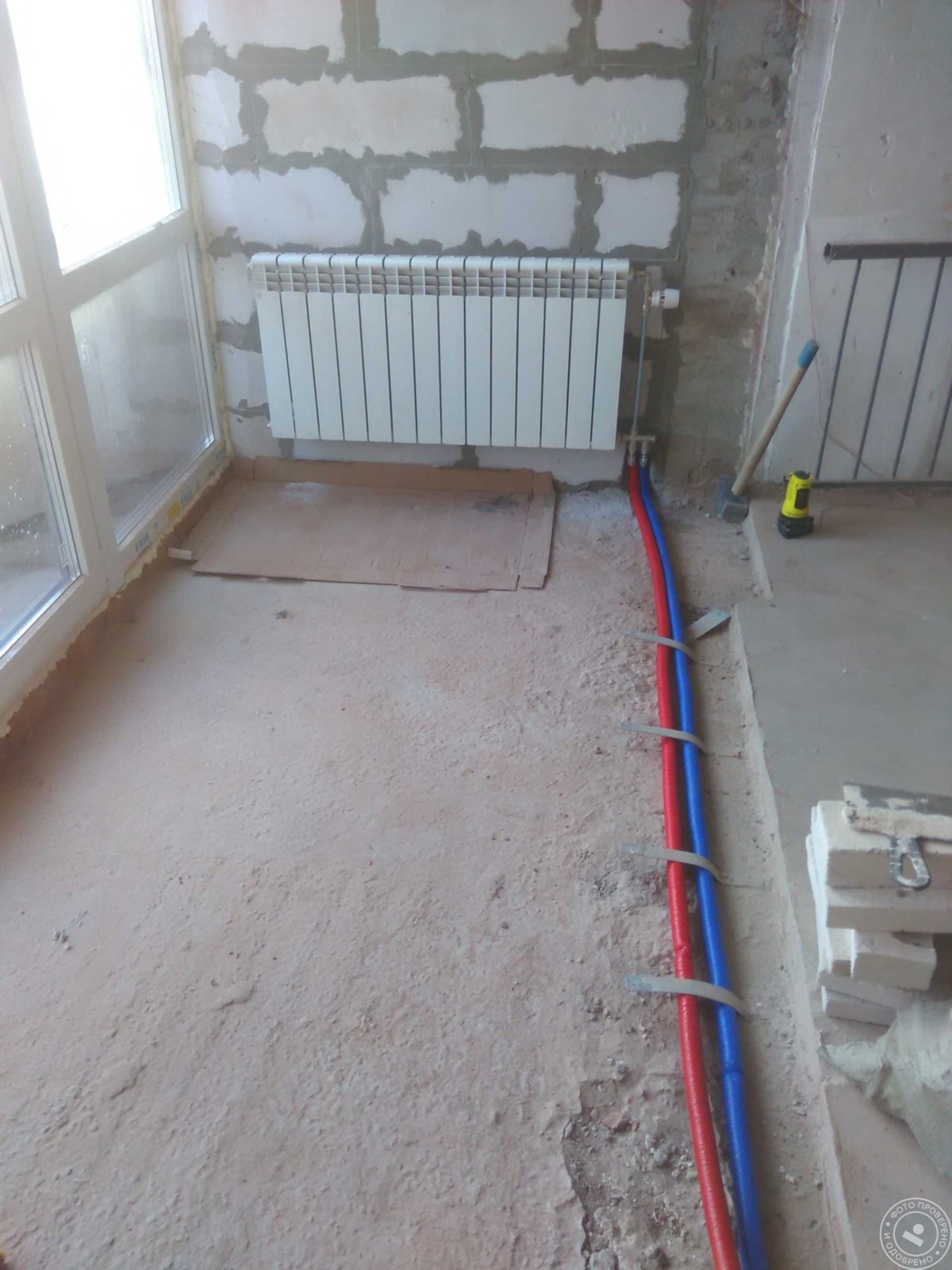 Перенести радиатор