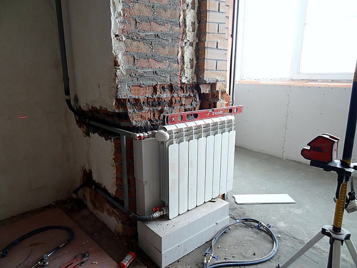 Батарея на лоджии