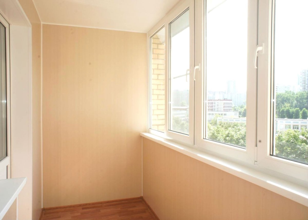 Внутренняя отделка лоджии