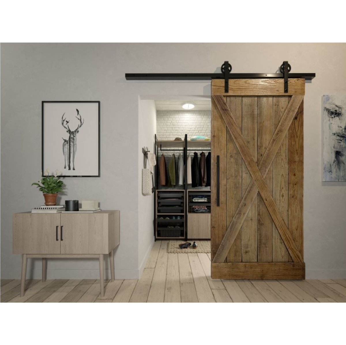 Система для раздвижных дверей лофт