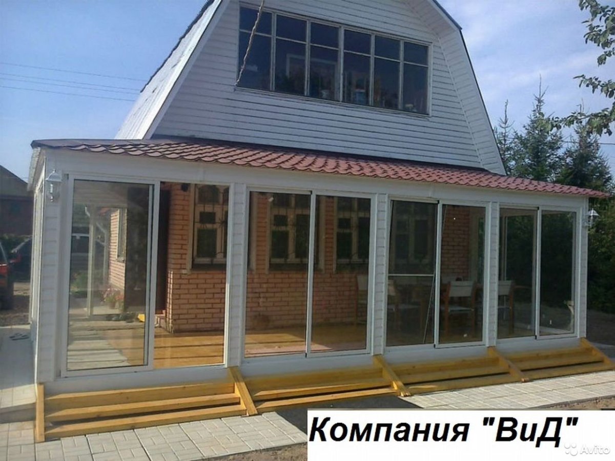 Остекление веранды