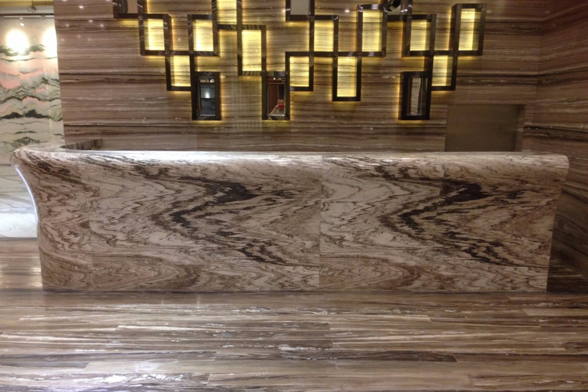 Мрамор Palissandro tigrato