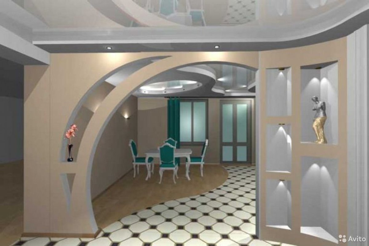 Гипсокартонные полуарки