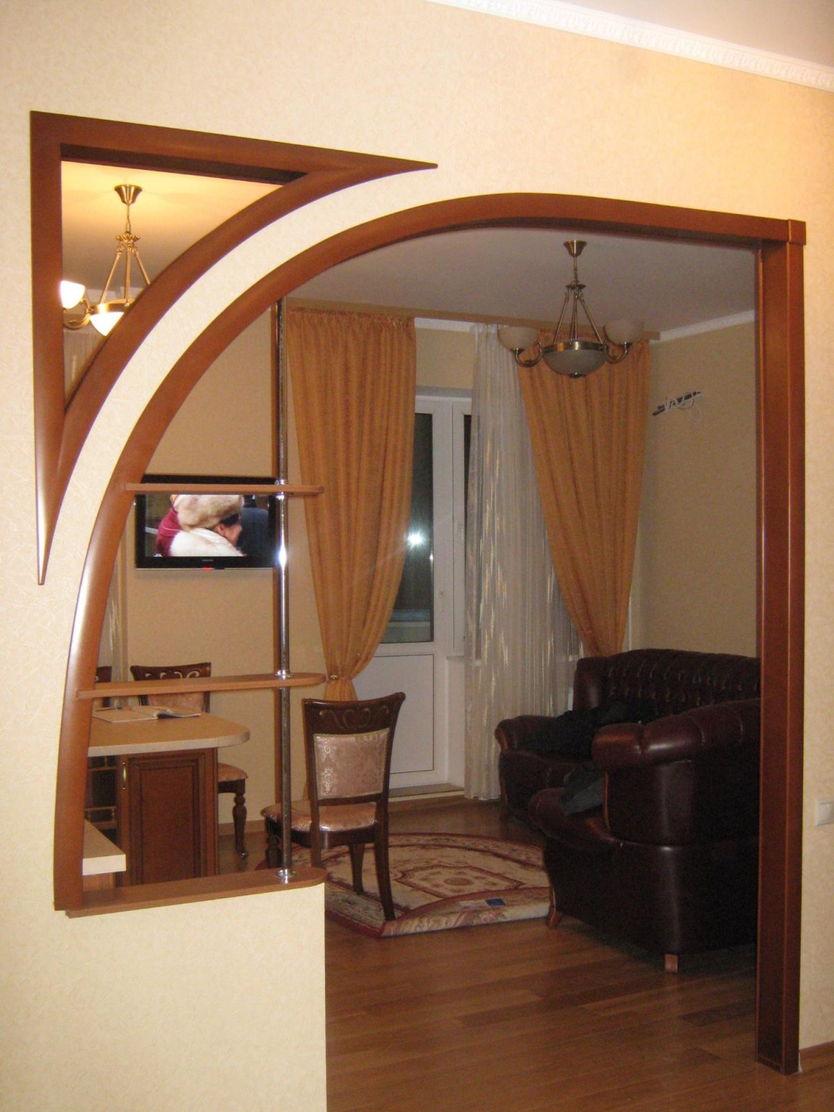 Полуарка межкомнатная