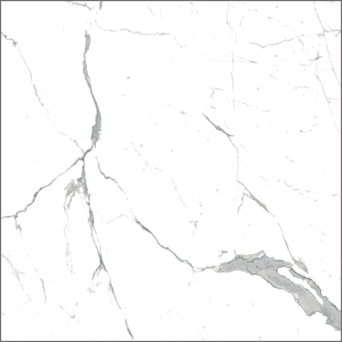 Statuario 10 GCR G St 0005 однотонная 60 60 EUROTILE