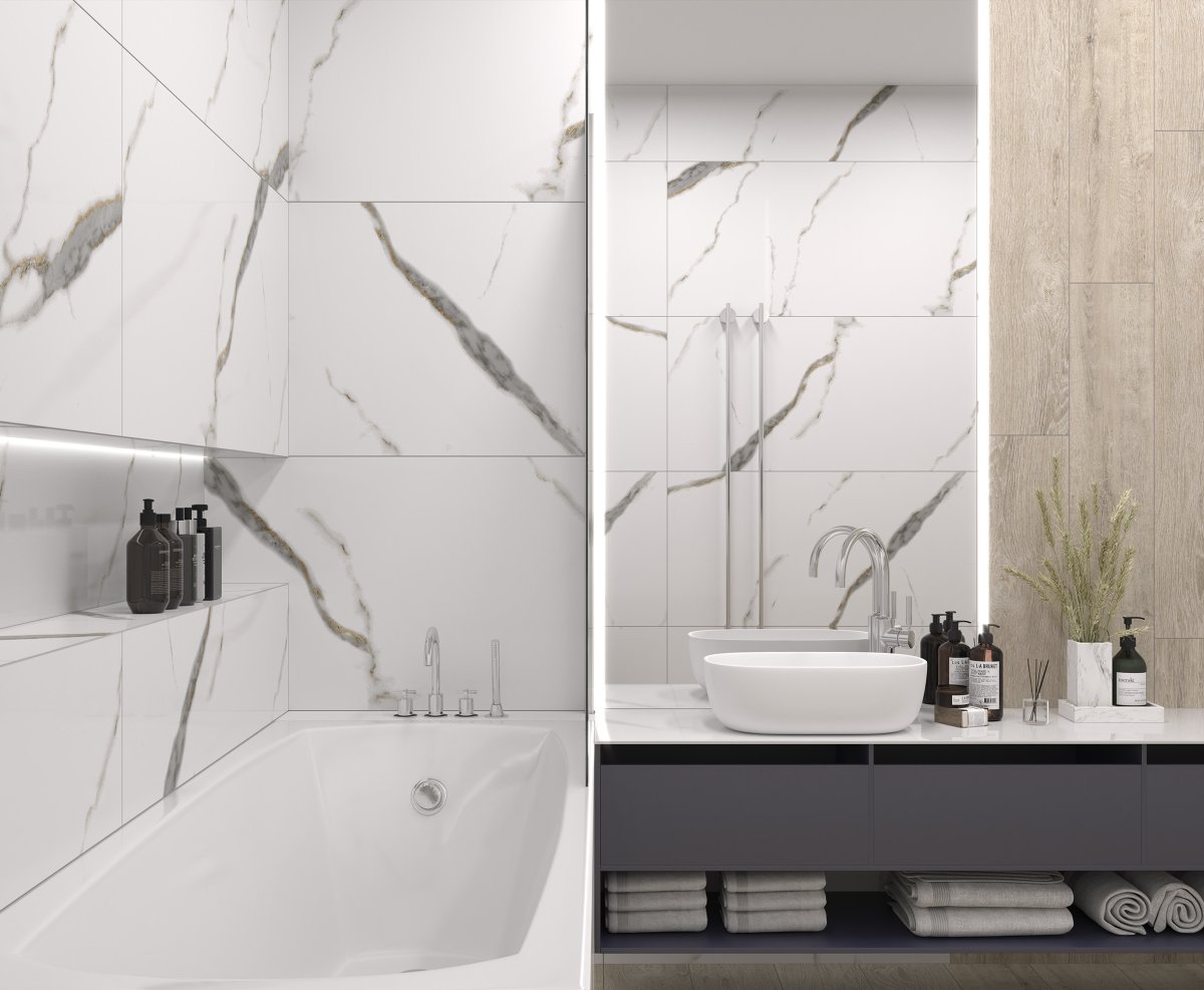 Laparet Golden White Statuario 60x60