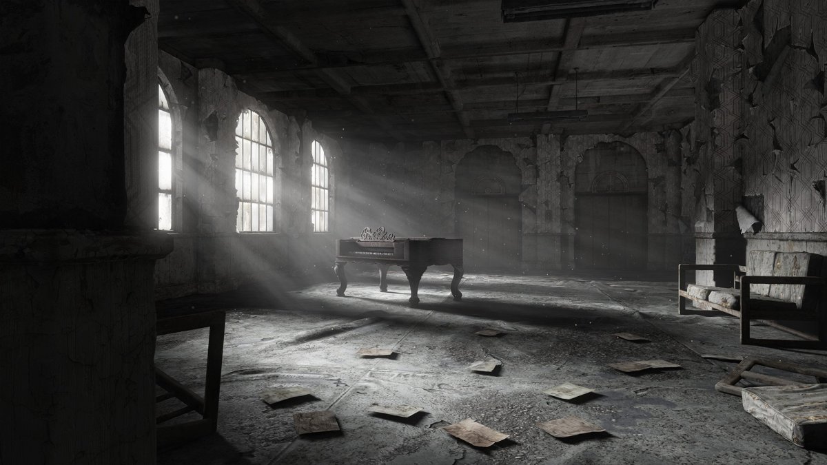 Пустая заброшенная комната