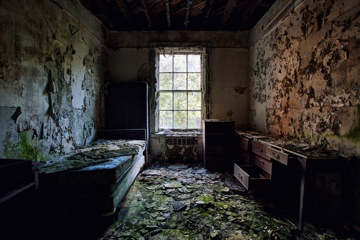 Заброшенные дома внутри