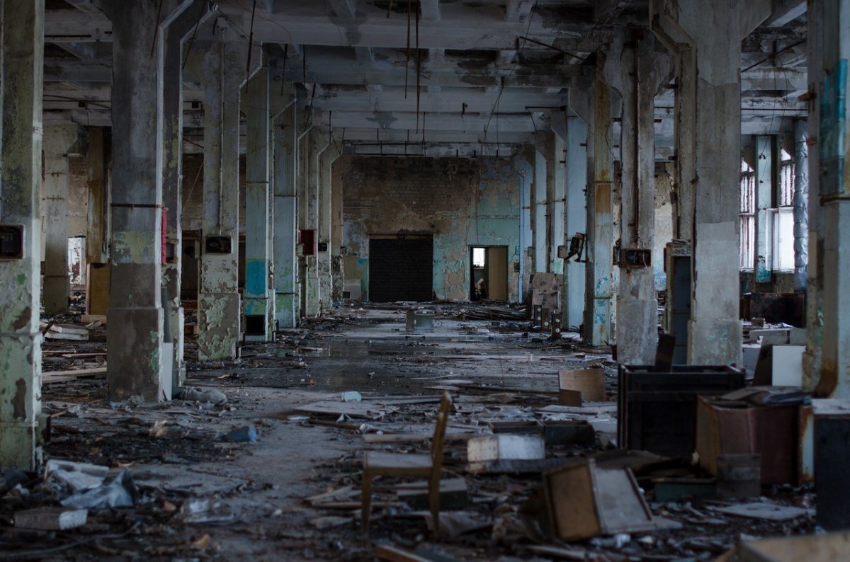 Заброшенный комбинат Норильска