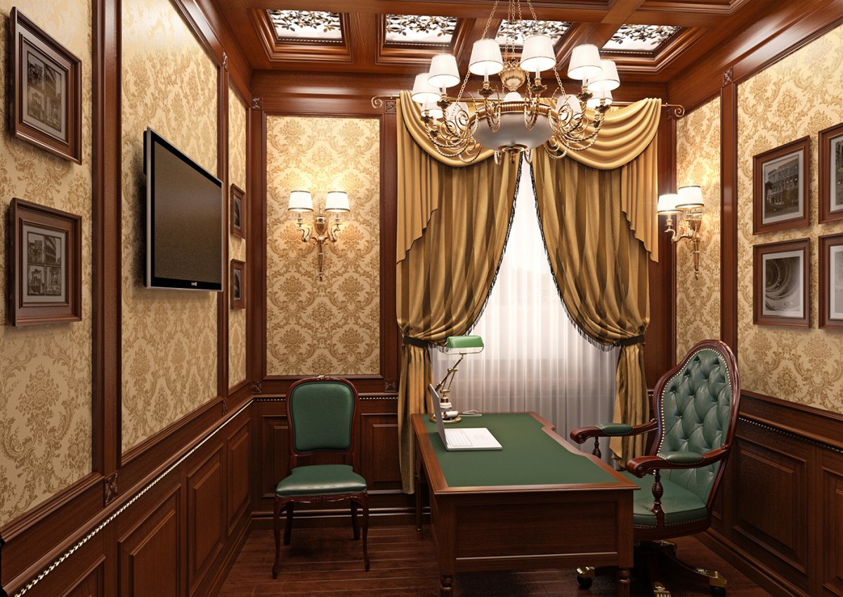 Интерьер кабинета Рэма Вяхирева