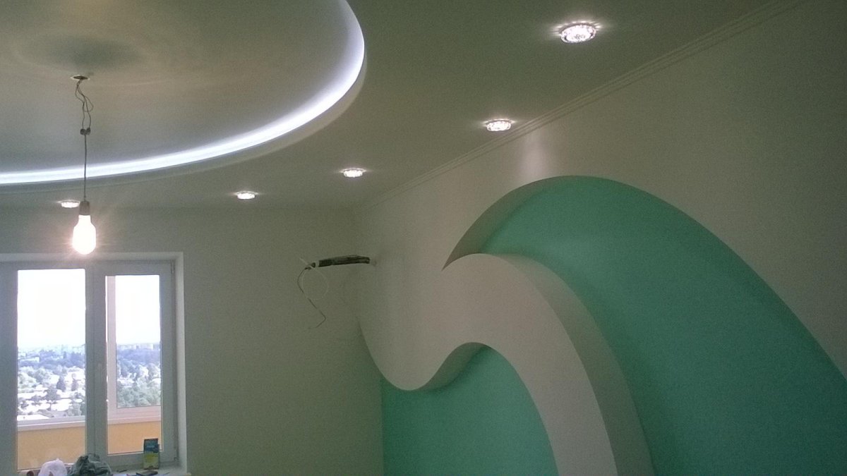 Потолки из гипсокартона