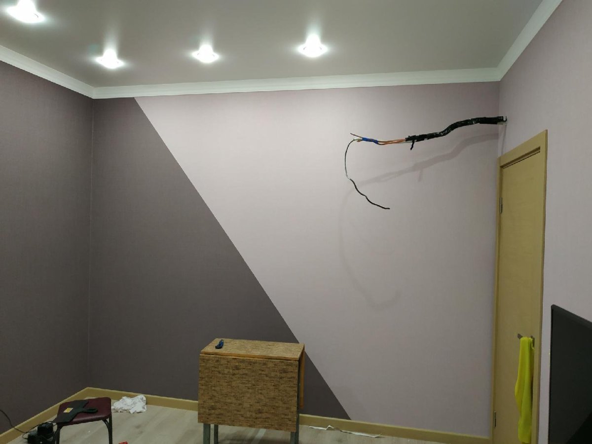 Крашенный гипсокартон