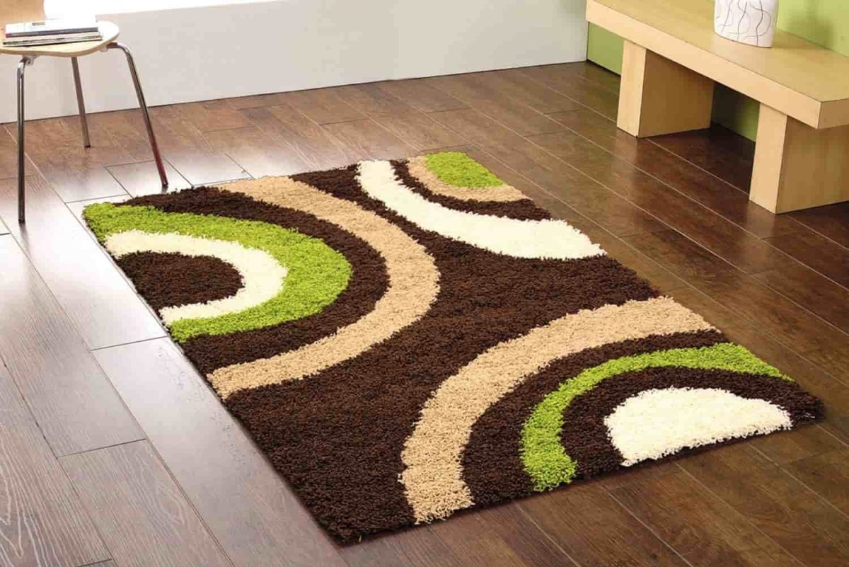 Ковер бежево зеленый