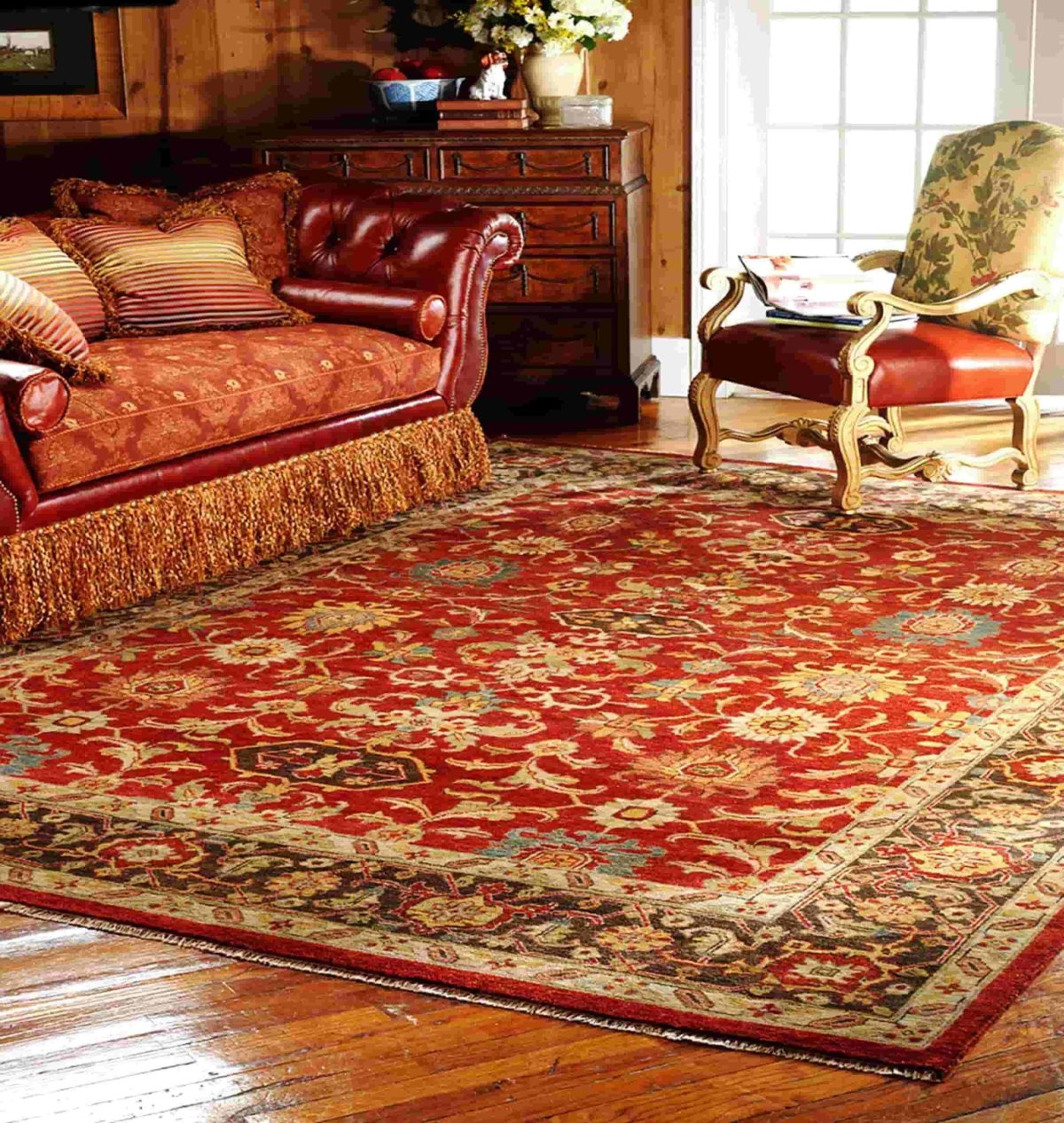 Винтажные ковры в интерьере