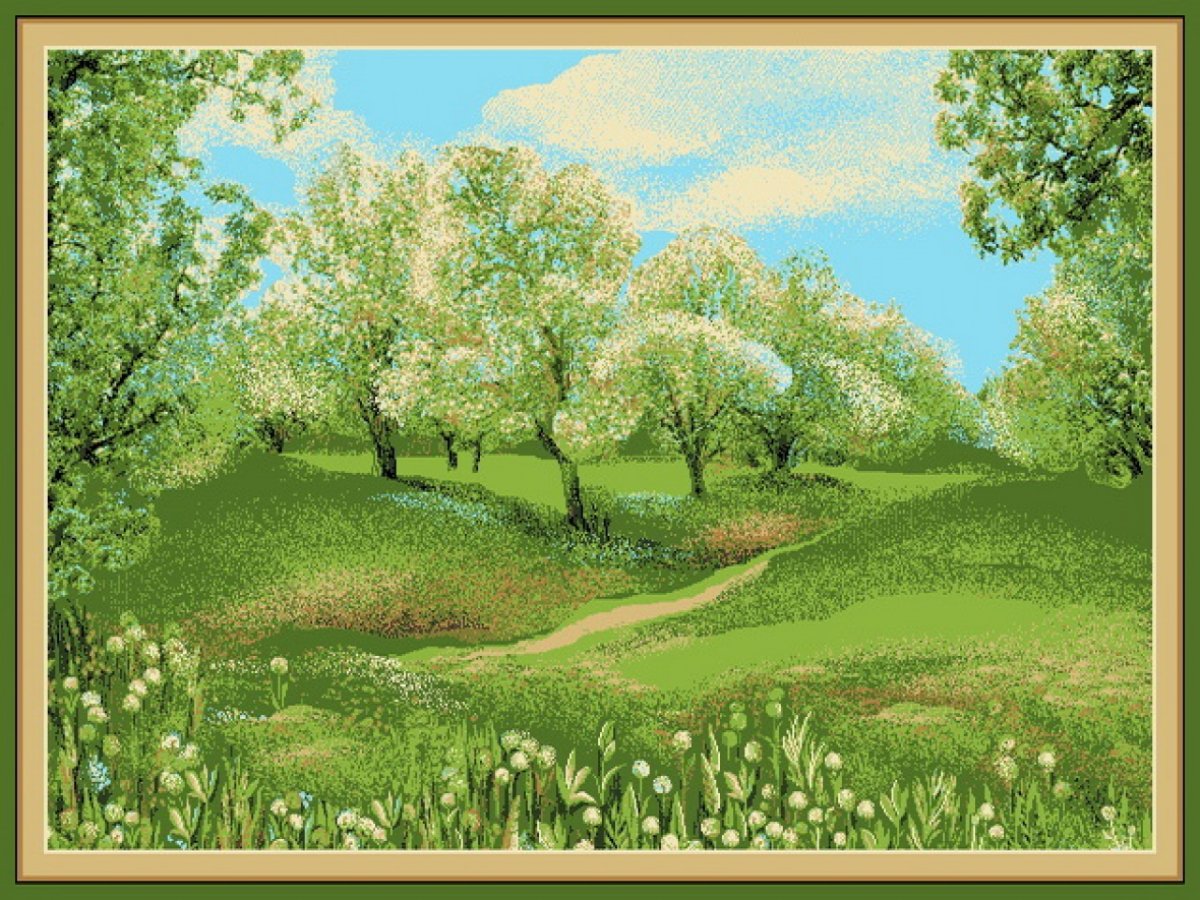 Ковры с рисунком природы на стену