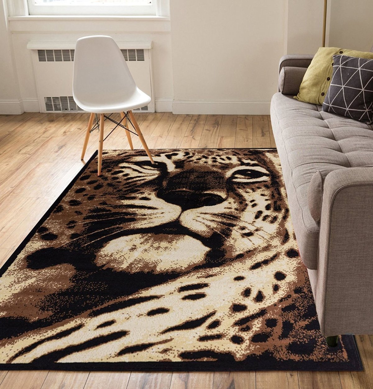 Ковер с принтом животных