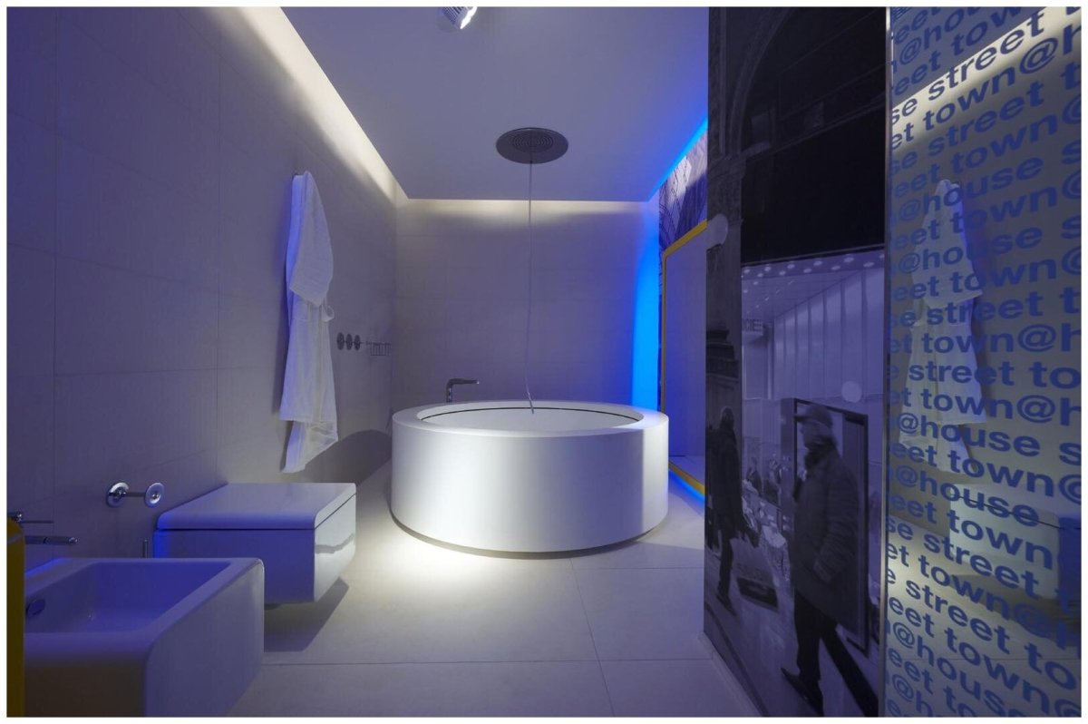 Светодиодная подсветка в ванной
