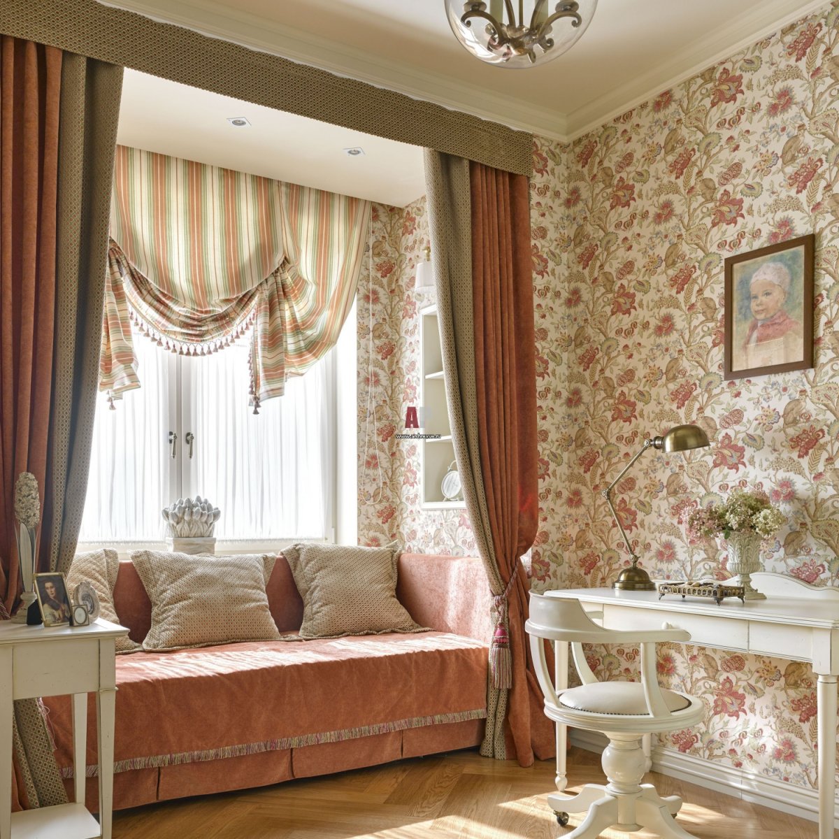 Шторы в стиле Прованс в интерьере