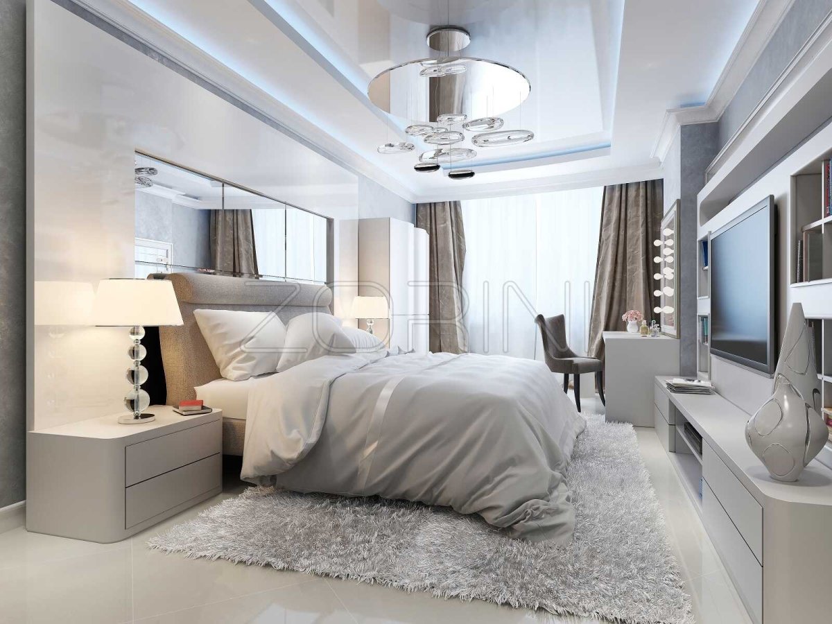 Спальня в соломенном стиле