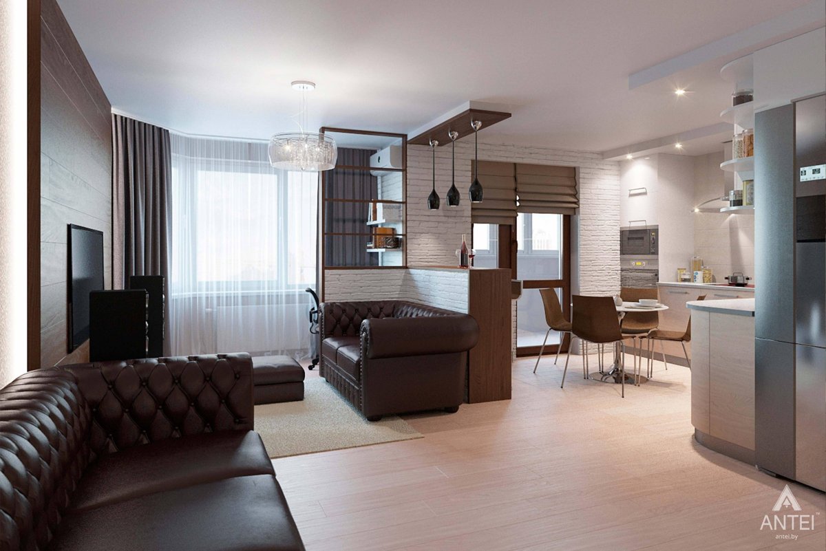 Кухня совмещенная с гостиной