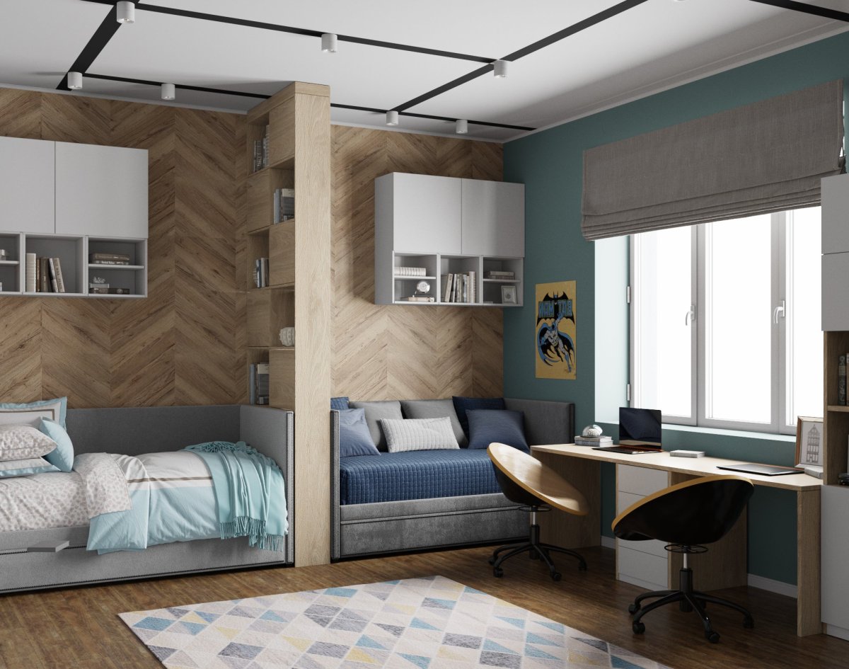 Спальня для 2 мальчиков