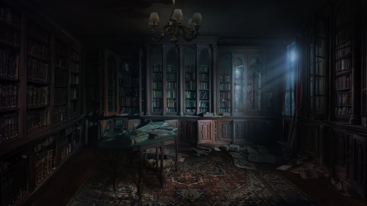 Мрачный интерьер