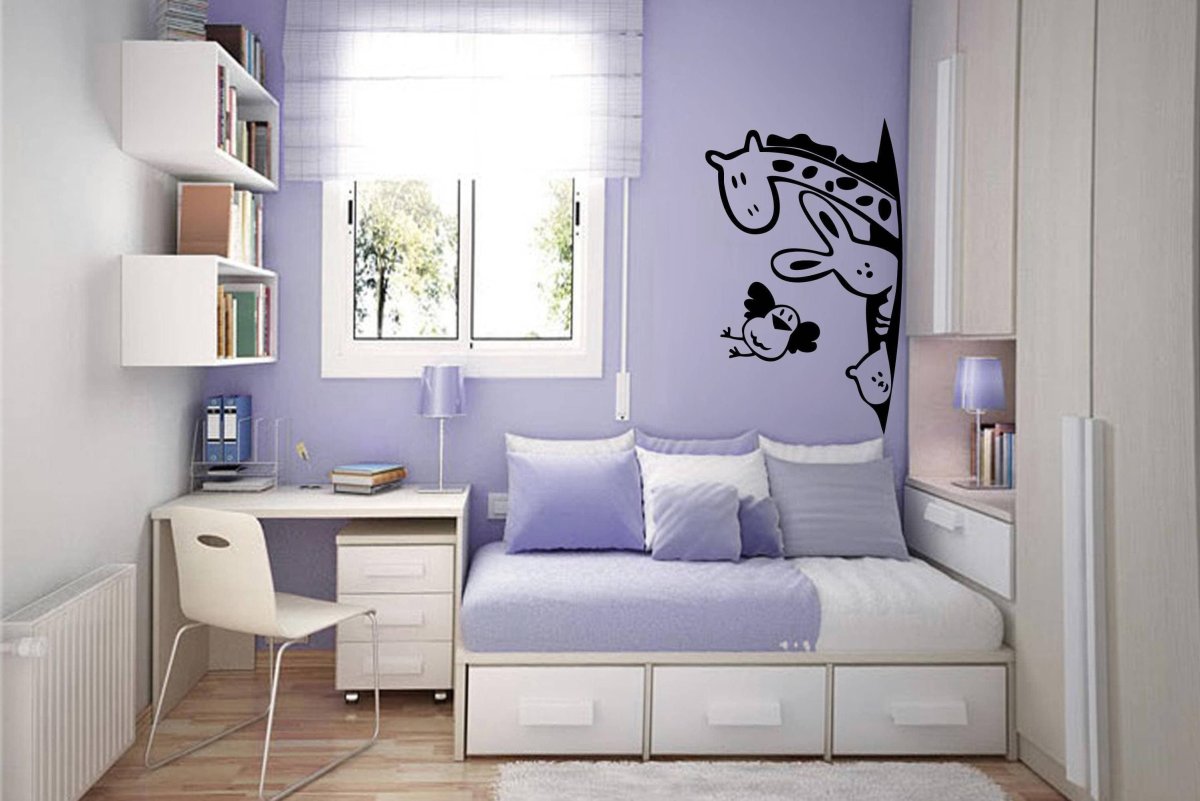 Интерьер в сиреневых тонах